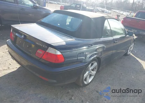 2004 BMW 325Ci z USA, uszkodzony, nr VIN WBABW334X4PG97293